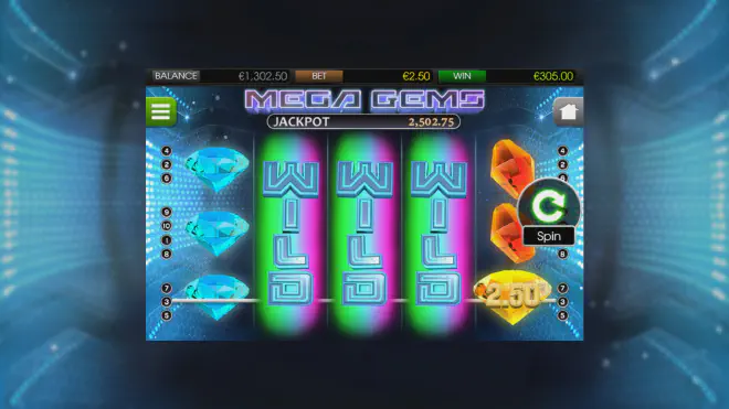 Mega Gems е онлайн слот от Betsoft